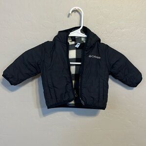 Columbia Reversible infant puffer jacket 3-6 month